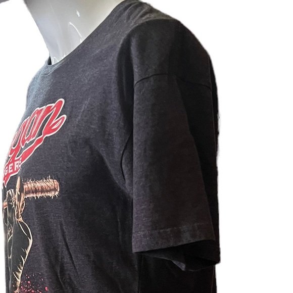 Loot Crate |  Size M | The Walking Dead 'Negan Sluggers' T-Shirt Charcoal Gray - Picture 10 of 16